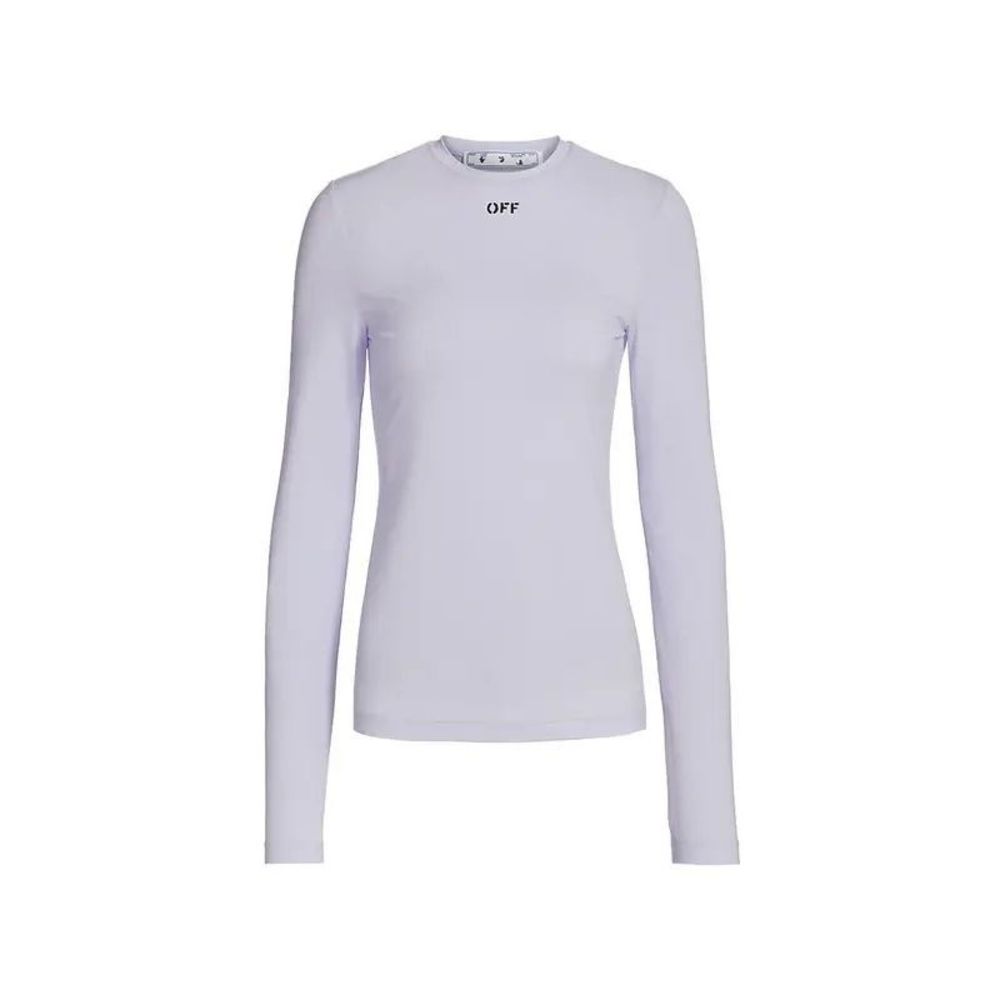 OFF-WHITE  Long-Sleeve Basic T-Shirt - Lilac